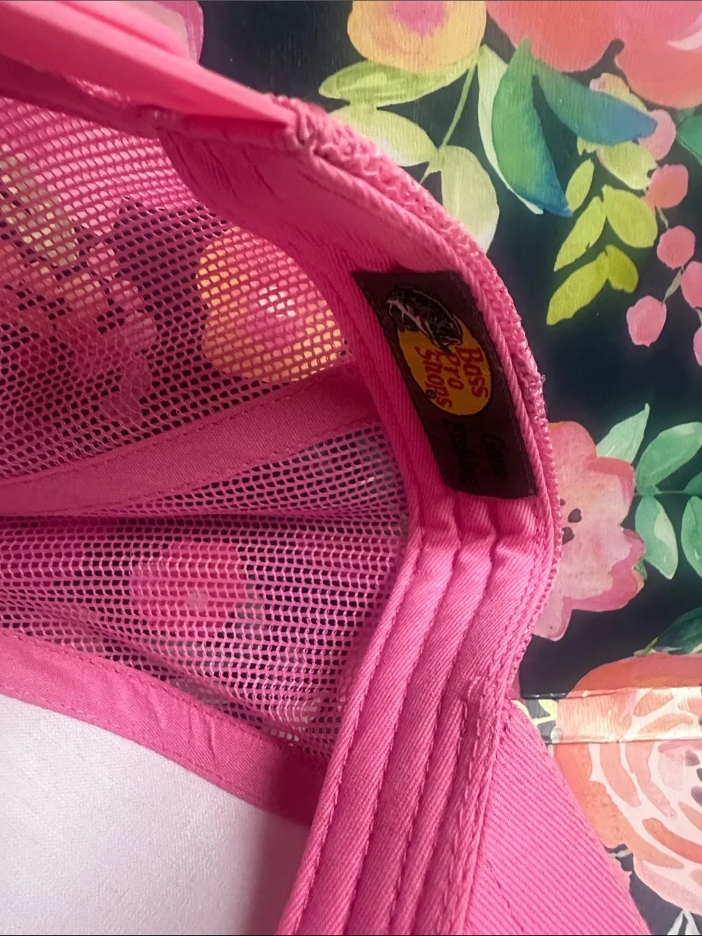 Bass Pro Shops Pink Mesh Logo Cap
